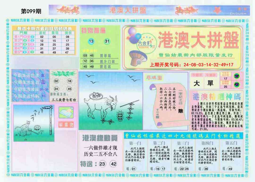 099期港澳大拼盘A[图]