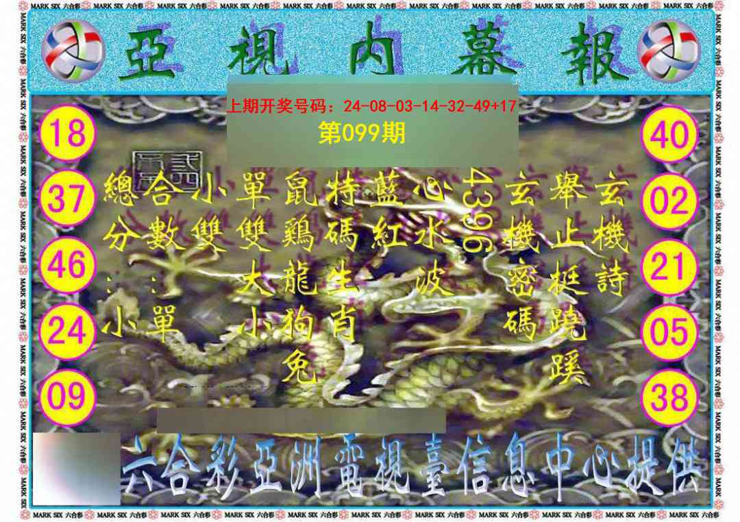 099期亚视内幕报[图]